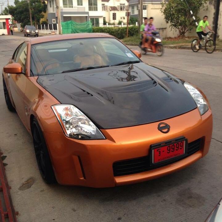 Nissan 350Z สีส้ม